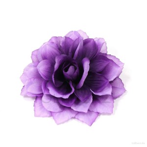 AB-122 Ansteckblume, Haarblume Dahlie in violett, Ø ca. 13 cm, Höhe ca. 4,5 cm