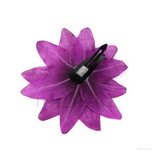 AB-136 Haarblüte, Haarblume Lilie in violett, Ø ca. 12 cm, Höhe ca. 5 cm