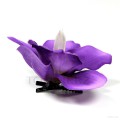 AB-242 Hawaiiblüte, Haarblume Orchidee in violett, Ø ca. 12 cm, Höhe ca. 4 cm