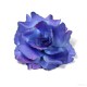 AB-253 Haarrose, Ansteckrose in blau-violett, Ø 10,5 cm, Höhe ca. 4,5 cm