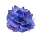 AB-253 Haarrose, Ansteckrose in blau-violett, Ø 10,5 cm, Höhe ca. 4,5 cm