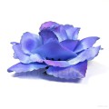 AB-253 Haarrose, Ansteckrose in blau-violett, Ø 10,5 cm, Höhe ca. 4,5 cm