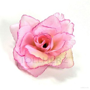 AB-263 Haarrose, Ansteckrose in zartrosa, Ø 9 cm, Höhe ca. 4 cm